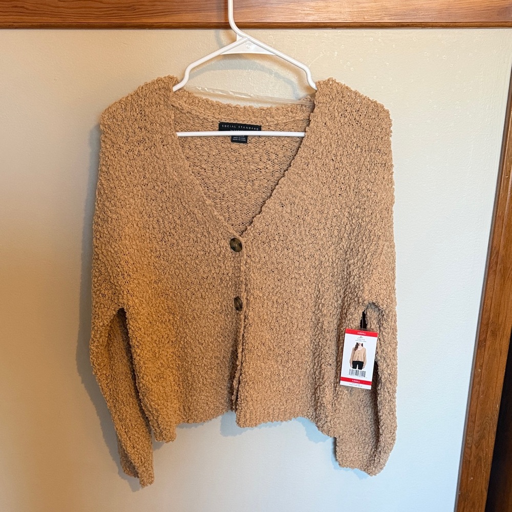 Sanctuary Textured Tan Cardigan